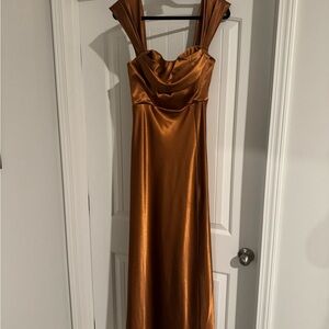 Birdy Grey Strapless Copper Dress